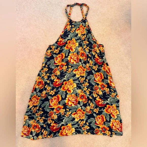American Eagle Outfitters | Dresses | American Eagle Outfitters Summer Dress  In A Tropical Floral Print | Poshmark